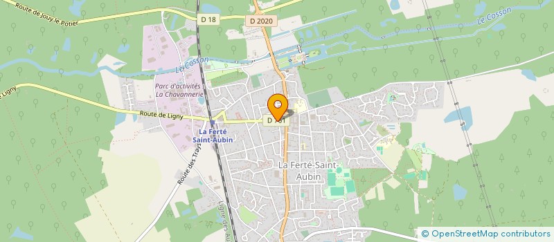 localisation de l'entreprise ECL'ID à LA FERTE SAINT-AUBIN