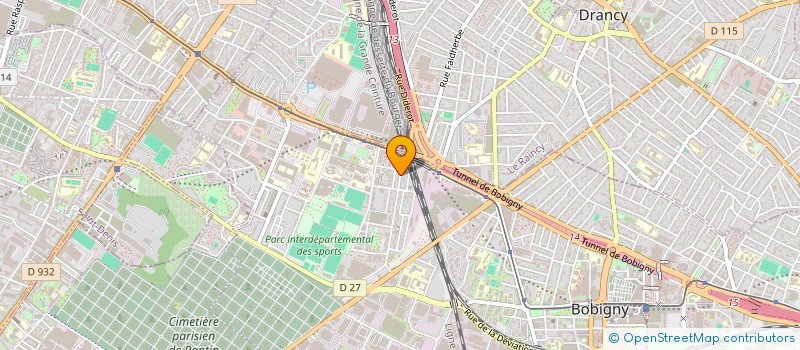 localisation de l'entreprise ECL SERVICES à BOBIGNY