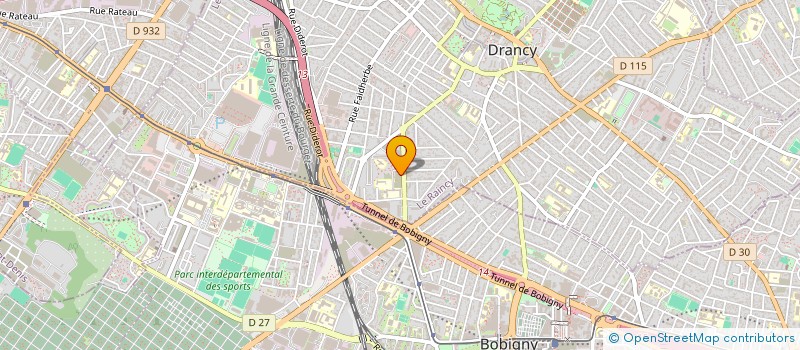 localisation de l'entreprise ECL SERVICES  DRANCY