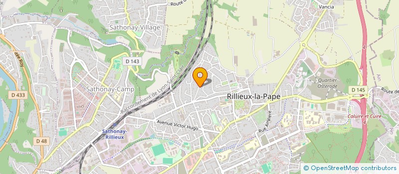 localisation de l'entreprise ECL2M TRAVAUX à RILLIEUX-LA-PAPE
