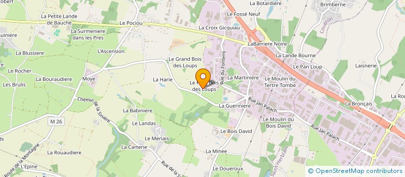 localisation de l'entreprise ECLA à COUERON