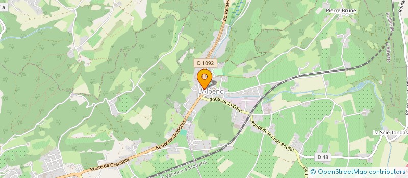 localisation de l'entreprise ECLA  L'ALBENC