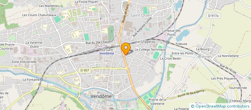 localisation de l'entreprise ECLA  VENDOME