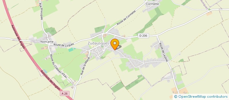 localisation de l'entreprise ECLA  ZUDAUSQUES