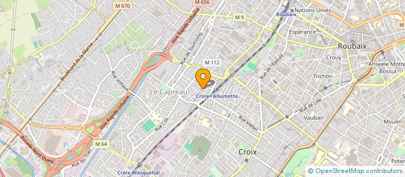 localisation de l'entreprise ECLA à CROIX
