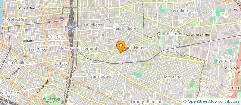 localisation de l'entreprise ECLA  LYON