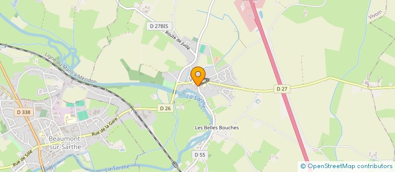 localisation de l'entreprise ECLA  VIVOIN