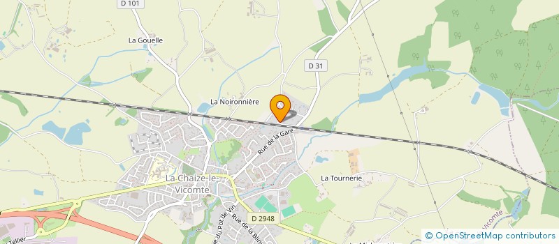 localisation de l'entreprise ECLA DE VERTS  LA CHAIZE-LE-VICOMTE