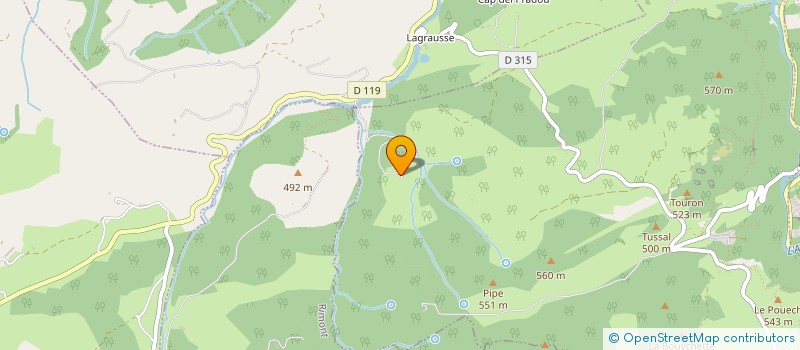 localisation de l'entreprise ECLA'ENR (ENERGIES CITOYENNES LOCALES EN ARIEGE ENERGIES RENOUVELABLES) à MONTELS