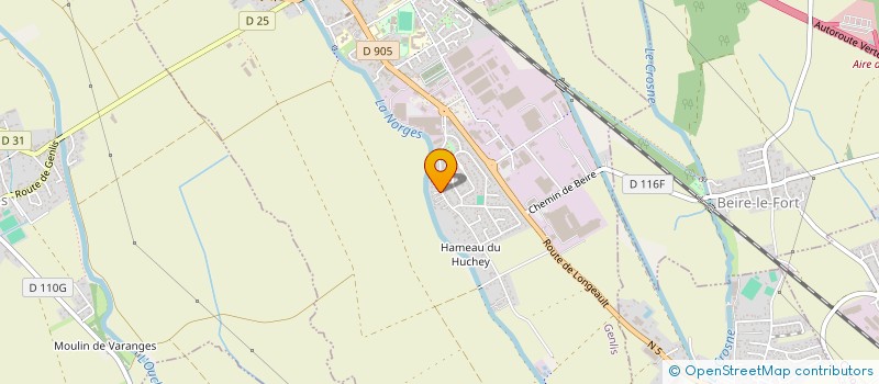 localisation de l'entreprise ECLA-IMMO  GENLIS