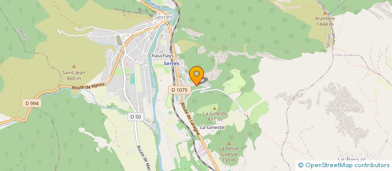 localisation de l'entreprise ECLA.IMMO  SERRES