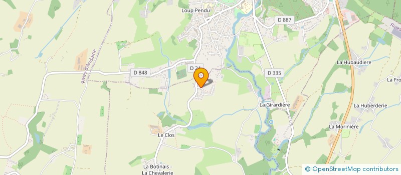localisation de l'entreprise ECLA INVEST à TESSE-FROULAY