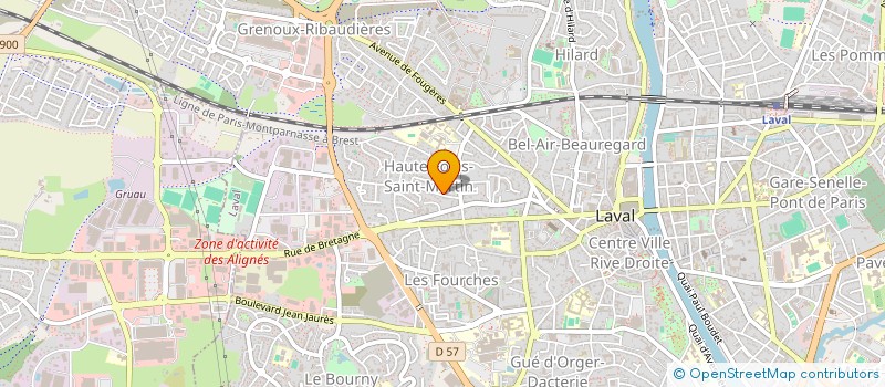 localisation de l'entreprise ECLA REALISATIONS à LAVAL