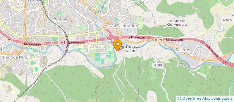 localisation de l'entreprise ECLAA  MEYREUIL