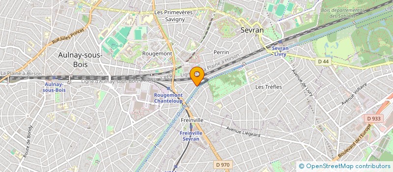 localisation de l'entreprise ECLACK SOLEIL  SEVRAN