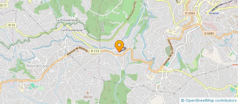 localisation de l'entreprise ECLAF  PEYMEINADE