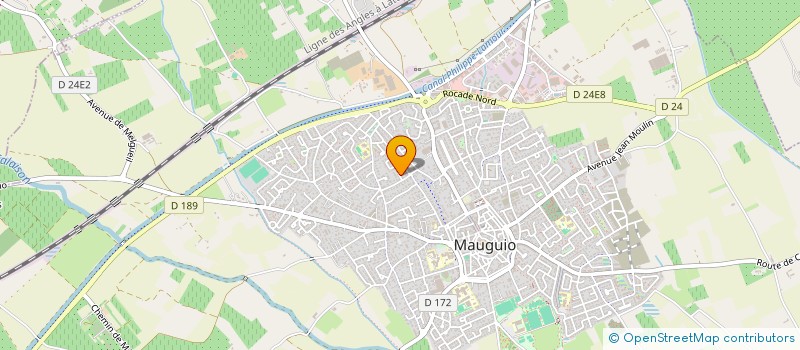 localisation de l'entreprise ECLAIR 34  MAUGUIO