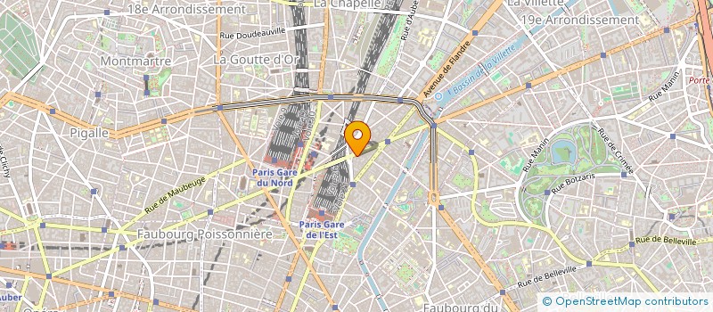 localisation de l'entreprise ECLAIR  PARIS