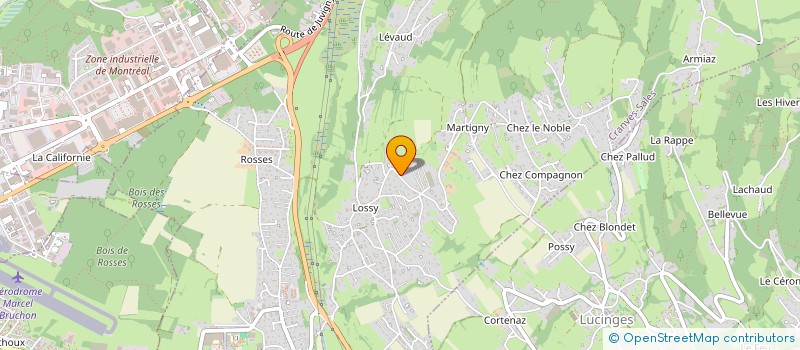 localisation de l'entreprise ECLAIR  CRANVES-SALES