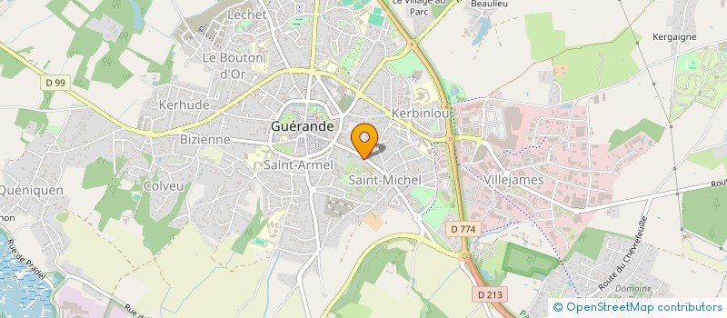 localisation de l'entreprise ECLAIR AGE C LOC COORD PRSQ ILE GUERANDA  GUERANDE