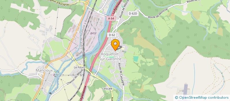localisation de l'entreprise ECLAIR AU CAFE  ROQUEFORT-SUR-GARONNE