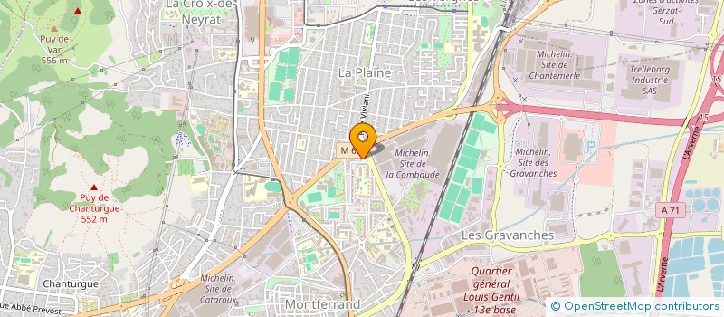 localisation de l'entreprise ECLAIR BATIMENT 63  GERZAT