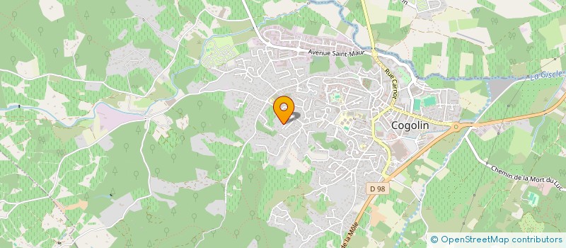 localisation de l'entreprise ECLAIR-CONCEPT à COGOLIN