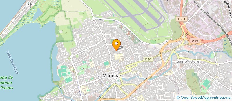 localisation de l'entreprise ECLAIR CONSTRUCTIONS  MARIGNANE