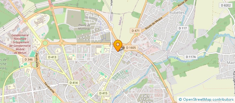 localisation de l'entreprise ECLAIR D'ESPOIR à MELUN