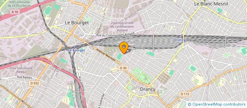 localisation de l'entreprise ECLAIR DAIM à DRANCY