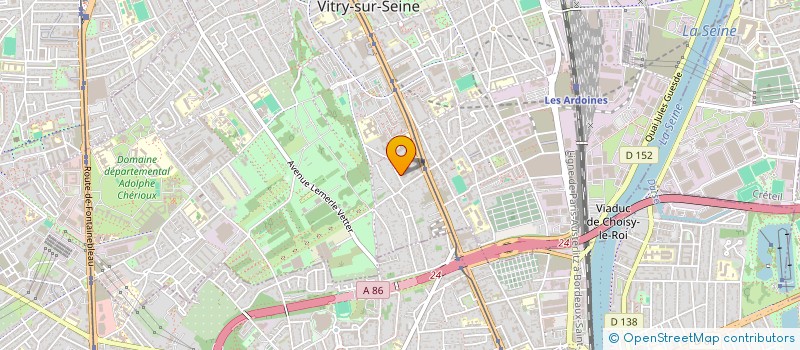 localisation de l'entreprise ECLAIR DE LUN  VITRY-SUR-SEINE