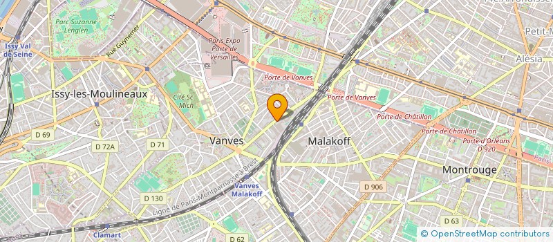 localisation de l'entreprise ECLAIR DIGITAL SERVICES FRANCE  VANVES