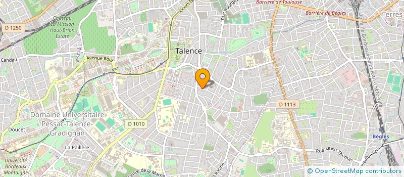 localisation de l'entreprise ECLAIR ELEC  BORDEAUX