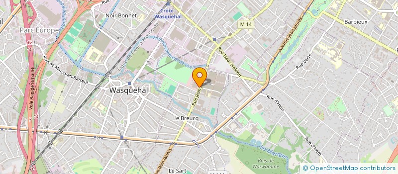 localisation de l'entreprise ECLAIR IMMO à VILLENEUVE-D'ASCQ