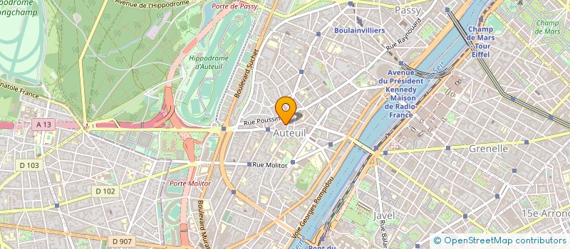 localisation de l'entreprise ECLAIR LUMIERE à PARIS