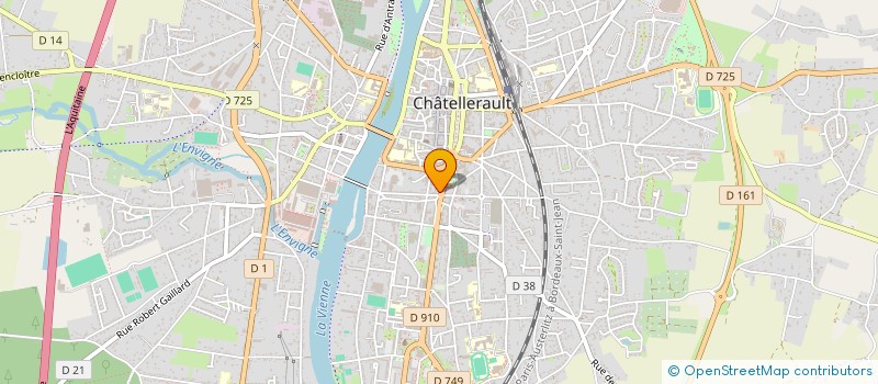 localisation de l'entreprise ECLAIR SERVICE EURL à CHATELLERAULT