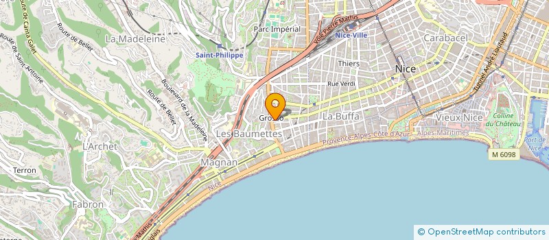 localisation de l'entreprise ECLAIR SERVICE KEREN à NICE