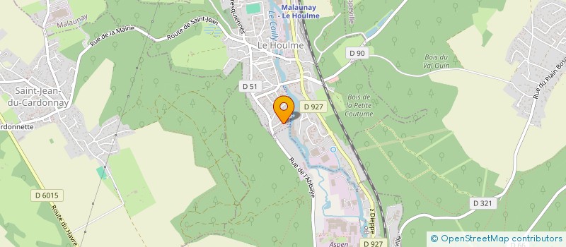 localisation de l'entreprise ECLAIR SERVICES à LE HOULME