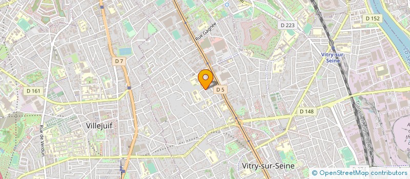 localisation de l'entreprise ECLAIR TRANSPORTS à VITRY-SUR-SEINE