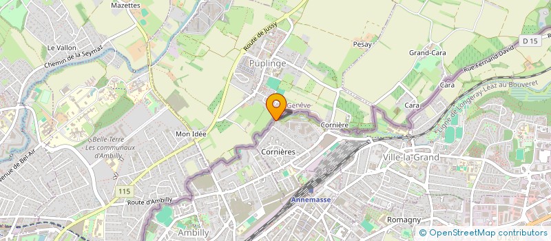 localisation de l'entreprise ECLAIR TRANSPORTS  SAINT-CERGUES