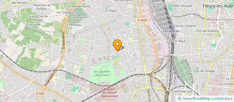 localisation de l'entreprise ECLAIR VTC à ORLEANS