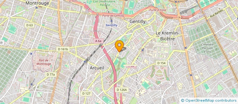 localisation de l'entreprise ECLAIRCIES ASSOCIATION  GENTILLY