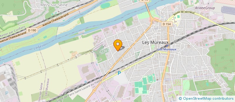 localisation de l'entreprise ECLAIRCOM à LES MUREAUX