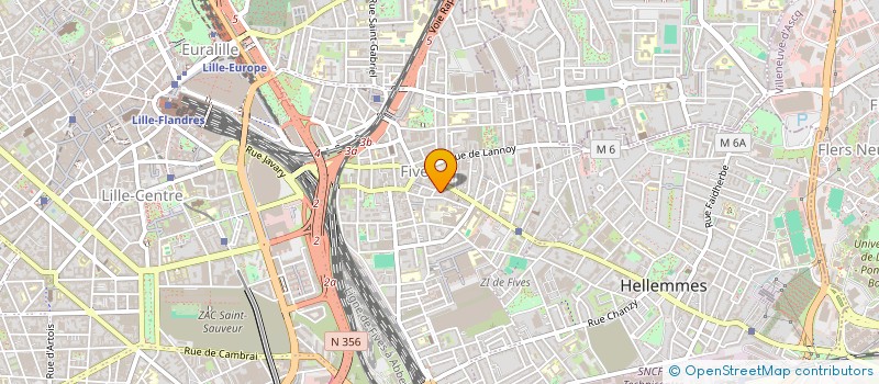 localisation de l'entreprise ECLAIRE-ES  LILLE