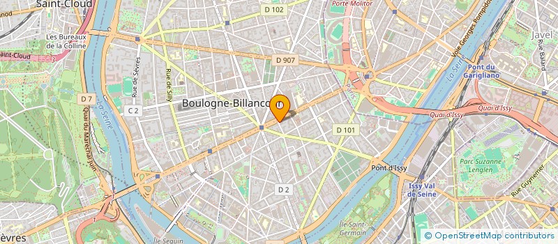 localisation de l'entreprise ECLAIREUR PR à BOULOGNE-BILLANCOURT