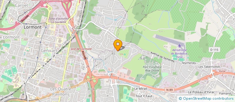 localisation de l'entreprise ECLAIREURS LOUVETEAUX DE FRANCE à ARTIGUES-PRES-BORDEAUX