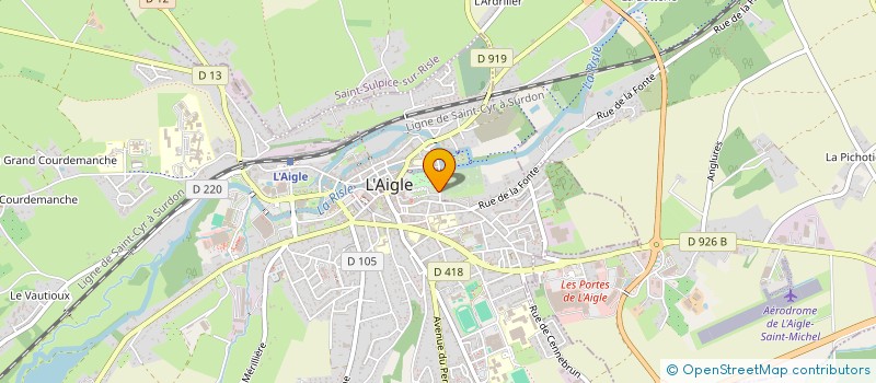 localisation de l'entreprise ECLAIREUSES ECLAIREURS FRANCE à L'AIGLE