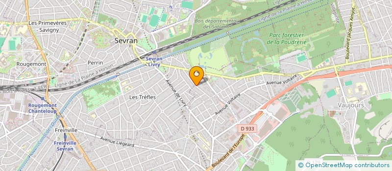 localisation de l'entreprise ECLAIREUSES ET ECLAIREURS DE L'OURCQ  LIVRY-GARGAN