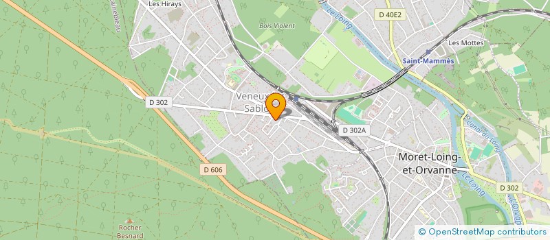 localisation de l'entreprise ECLAIRS D'ARTS  MORET-LOING-ET-ORVANNE