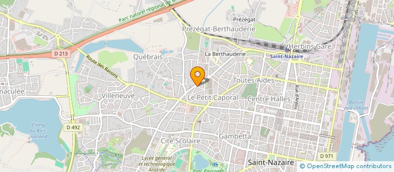 localisation de l'entreprise ECLANET à SAINT-NAZAIRE